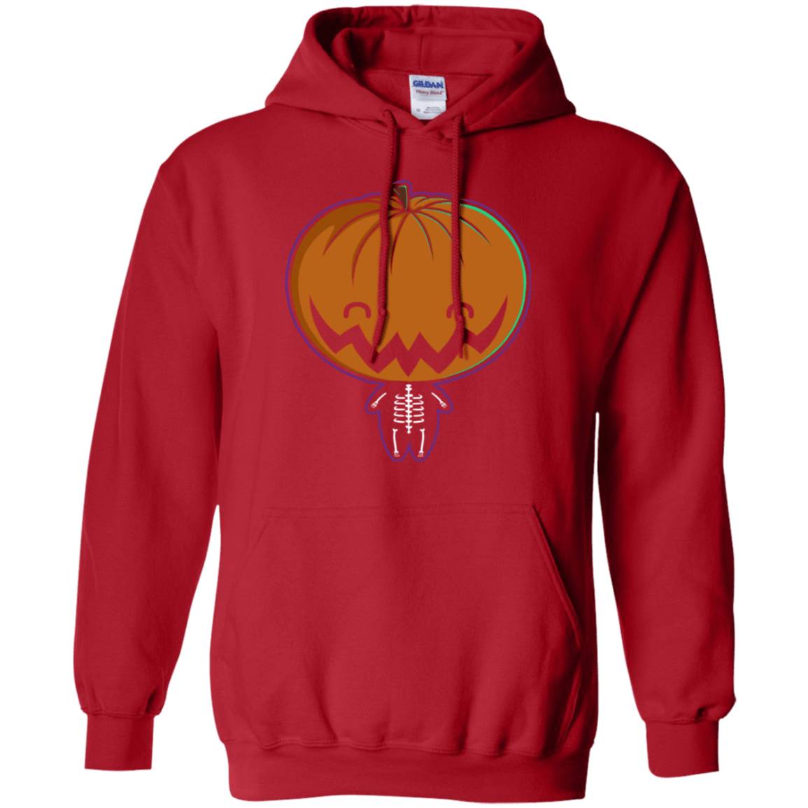 Sweatshirts Red / Small Pumpkin Head Pullover Hoodie