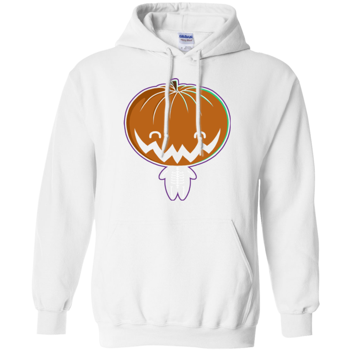 Sweatshirts White / Small Pumpkin Head Pullover Hoodie