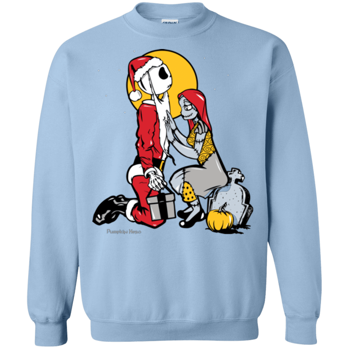Sweatshirts Light Blue / Small Pumpkin King Crewneck Sweatshirt