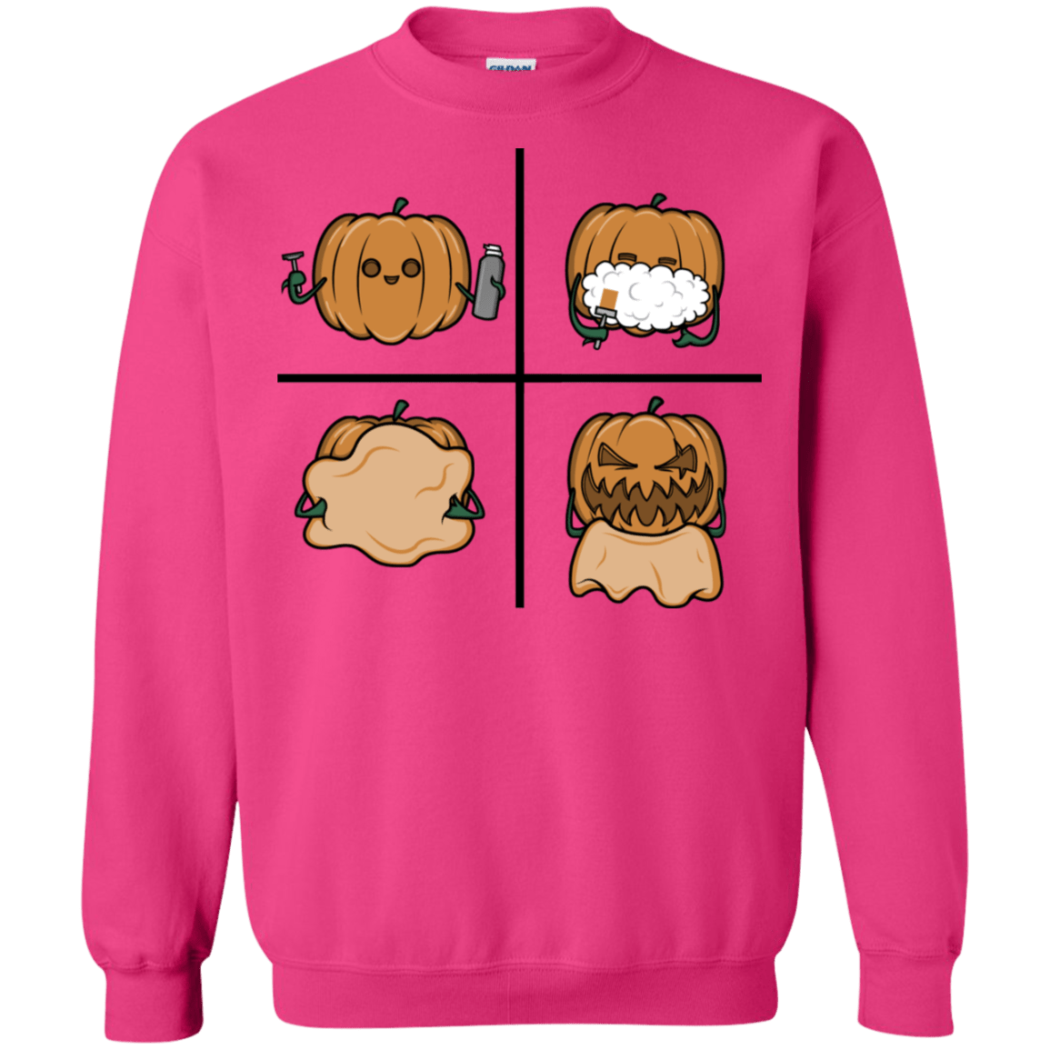 Sweatshirts Heliconia / S Pumpkin Shave Crewneck Sweatshirt