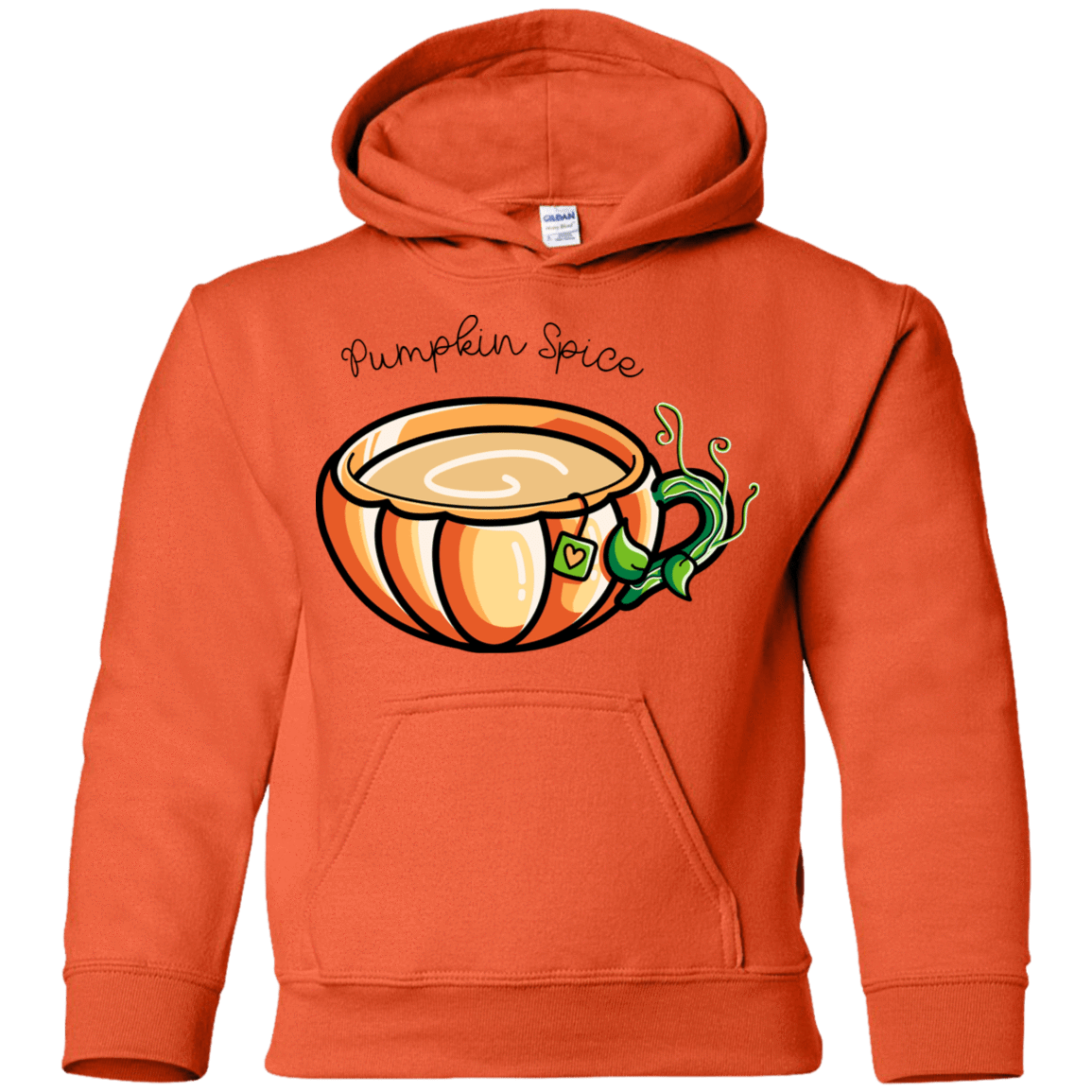 Sweatshirts Orange / YS Pumpkin Spice Chai Tea Youth Hoodie