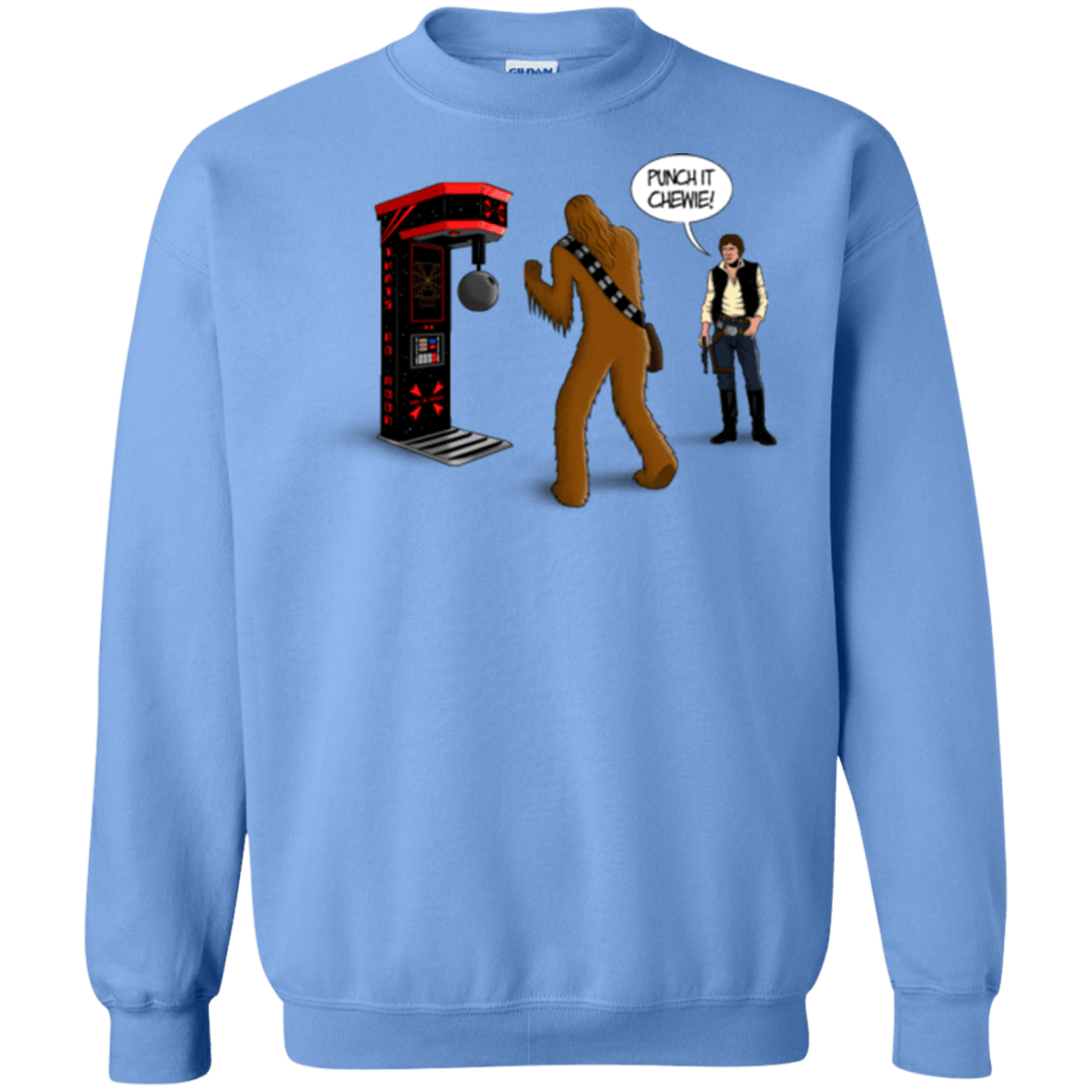 Sweatshirts Carolina Blue / Small Punch It Chewie Crewneck Sweatshirt