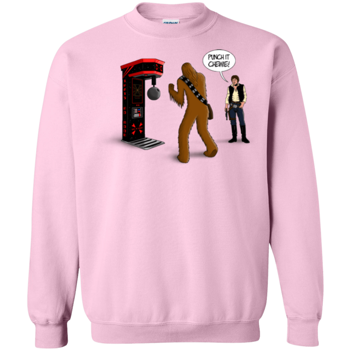 Sweatshirts Light Pink / Small Punch It Chewie Crewneck Sweatshirt