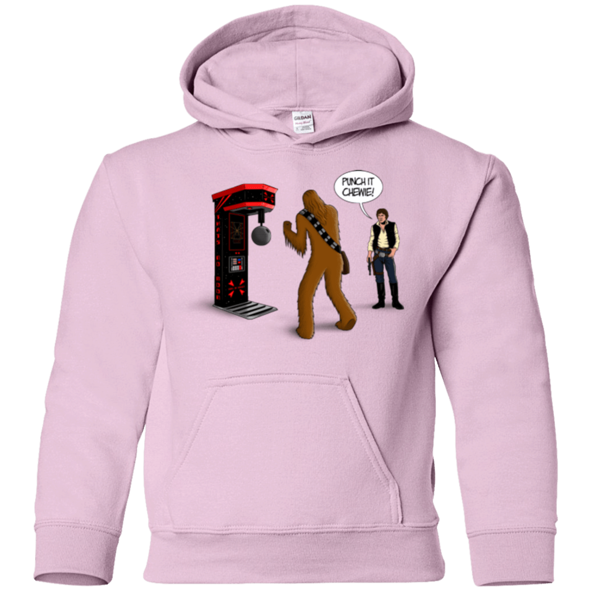 Sweatshirts Light Pink / YS Punch It Chewie Youth Hoodie