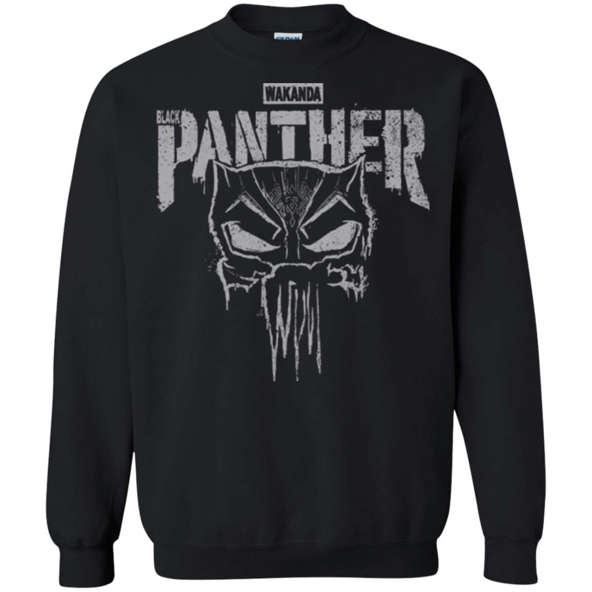 Sweatshirts Black / S Punish Enemies Of Wakanda Crewneck Sweatshirt