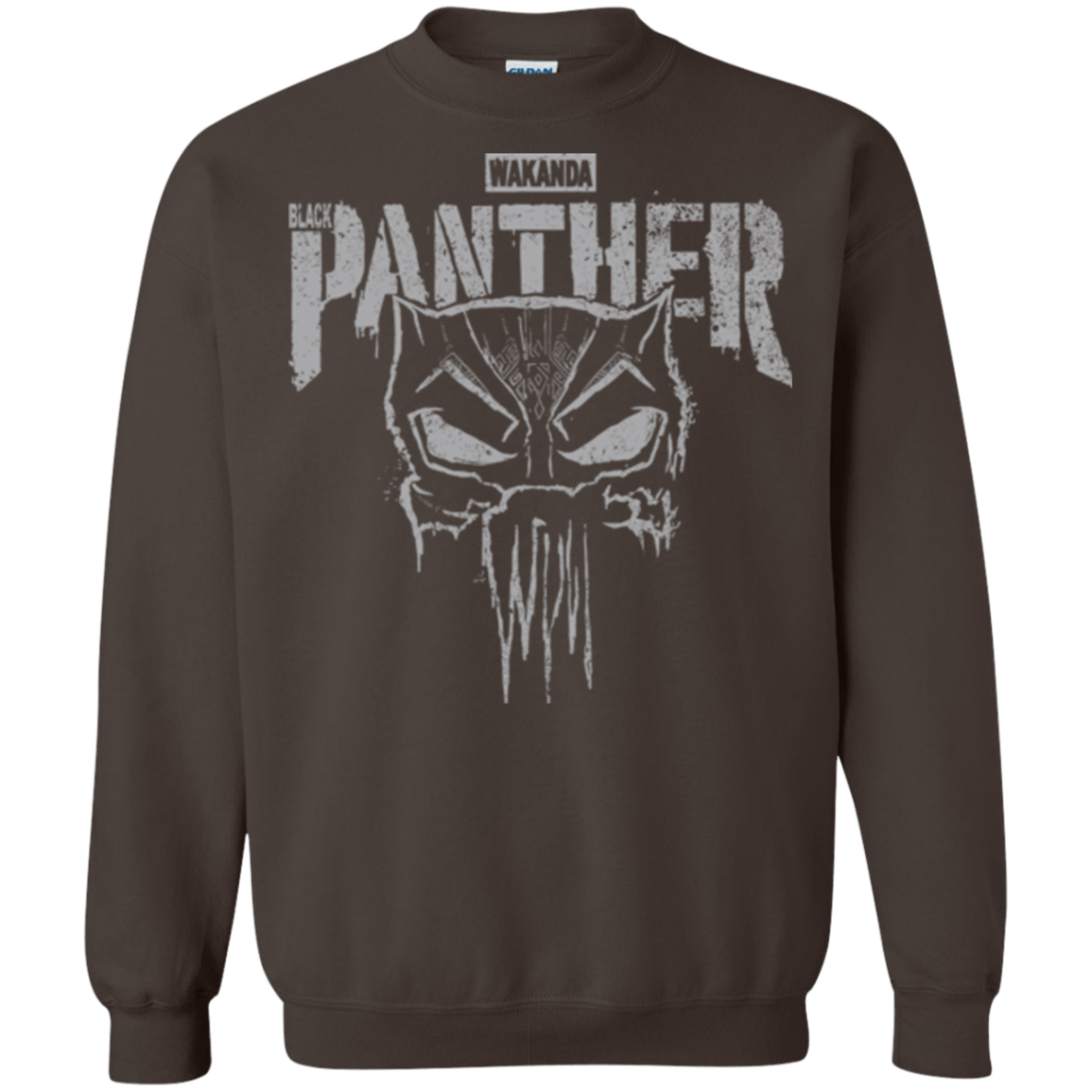 Sweatshirts Dark Chocolate / S Punish Enemies Of Wakanda Crewneck Sweatshirt