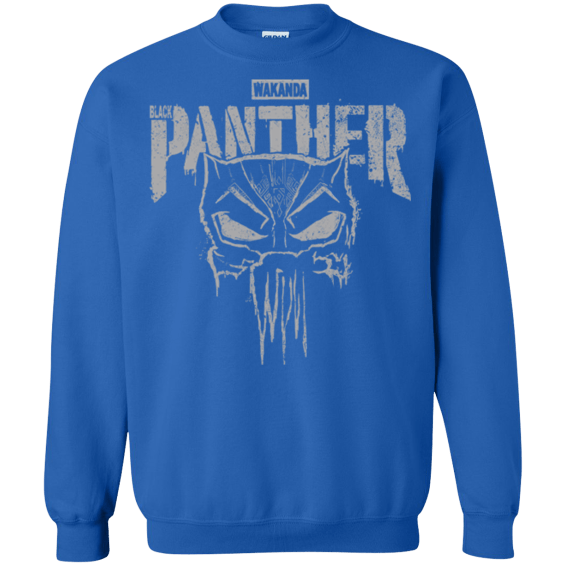 Sweatshirts Royal / S Punish Enemies Of Wakanda Crewneck Sweatshirt