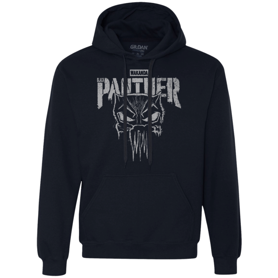 Sweatshirts Navy / S Punish Enemies Of Wakanda Premium Fleece Hoodie