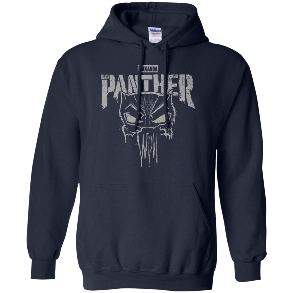 Sweatshirts Navy / S Punish Enemies Of Wakanda Pullover Hoodie