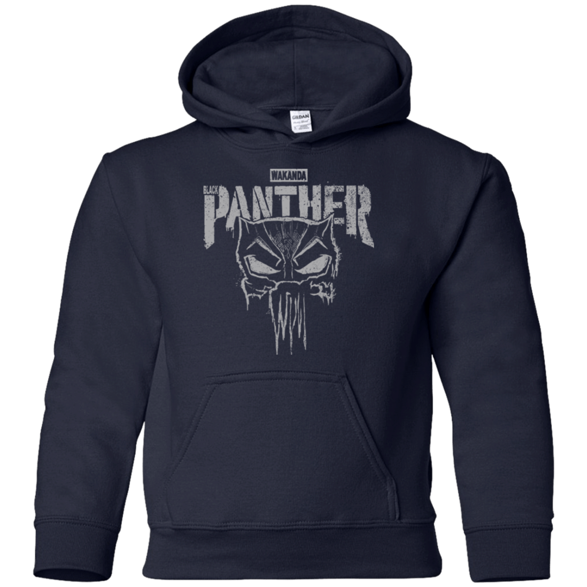 Sweatshirts Navy / YS Punish Enemies Of Wakanda Youth Hoodie