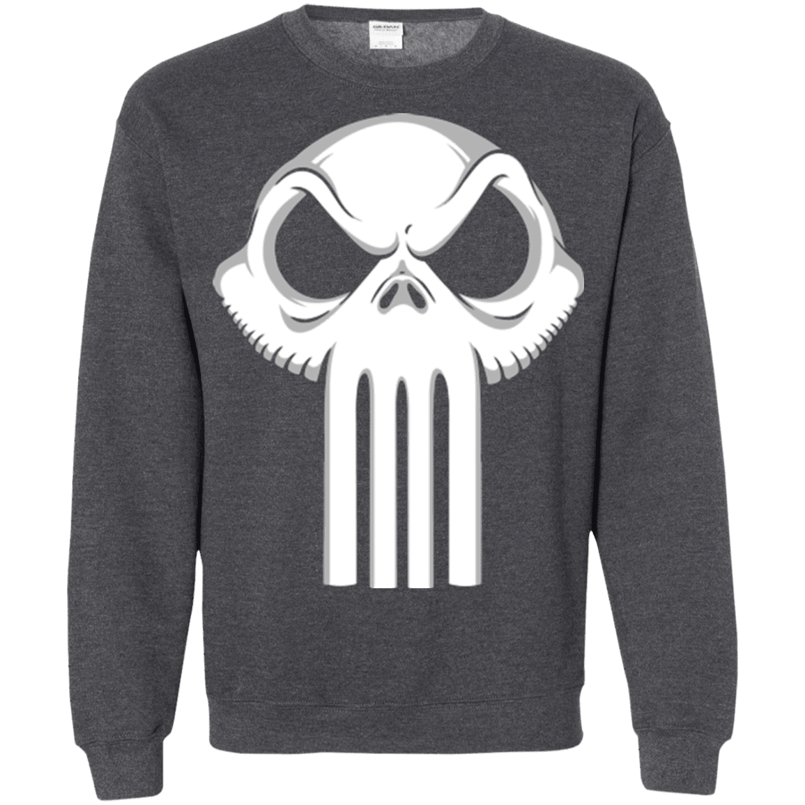 Sweatshirts Dark Heather / Small Punisher King Crewneck Sweatshirt