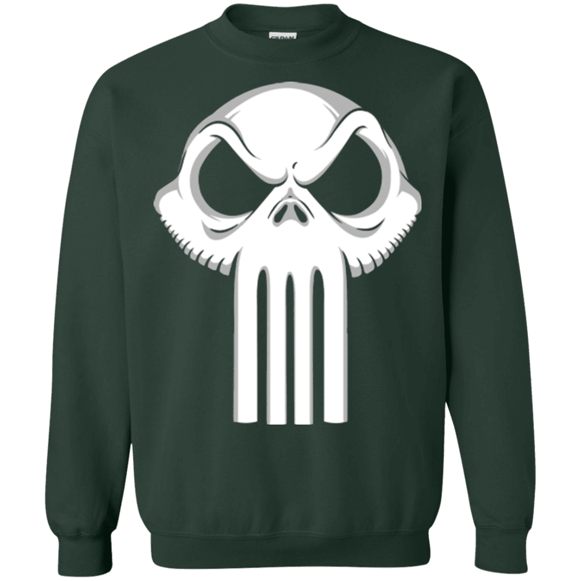 Sweatshirts Forest Green / Small Punisher King Crewneck Sweatshirt