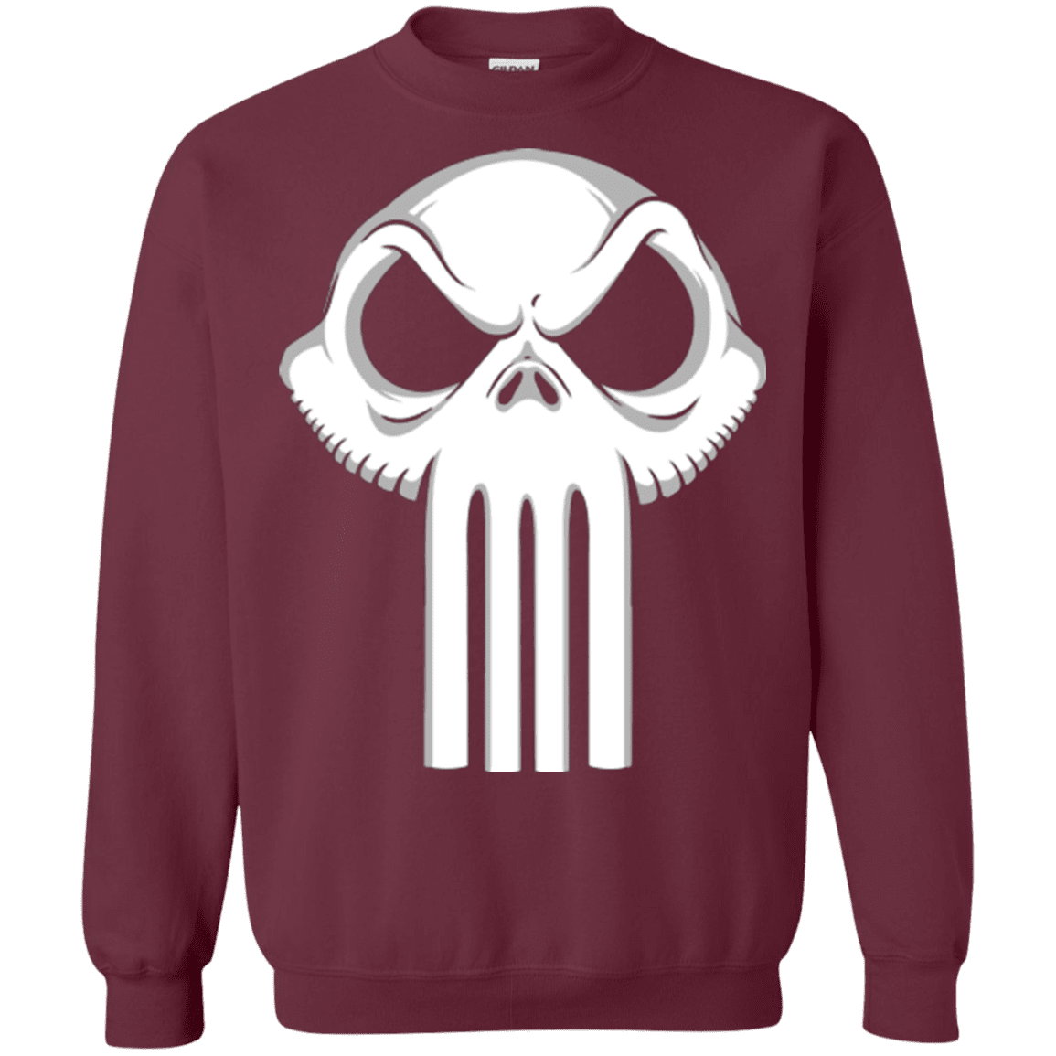Sweatshirts Maroon / Small Punisher King Crewneck Sweatshirt