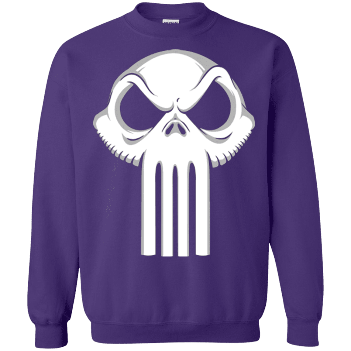 Sweatshirts Purple / Small Punisher King Crewneck Sweatshirt
