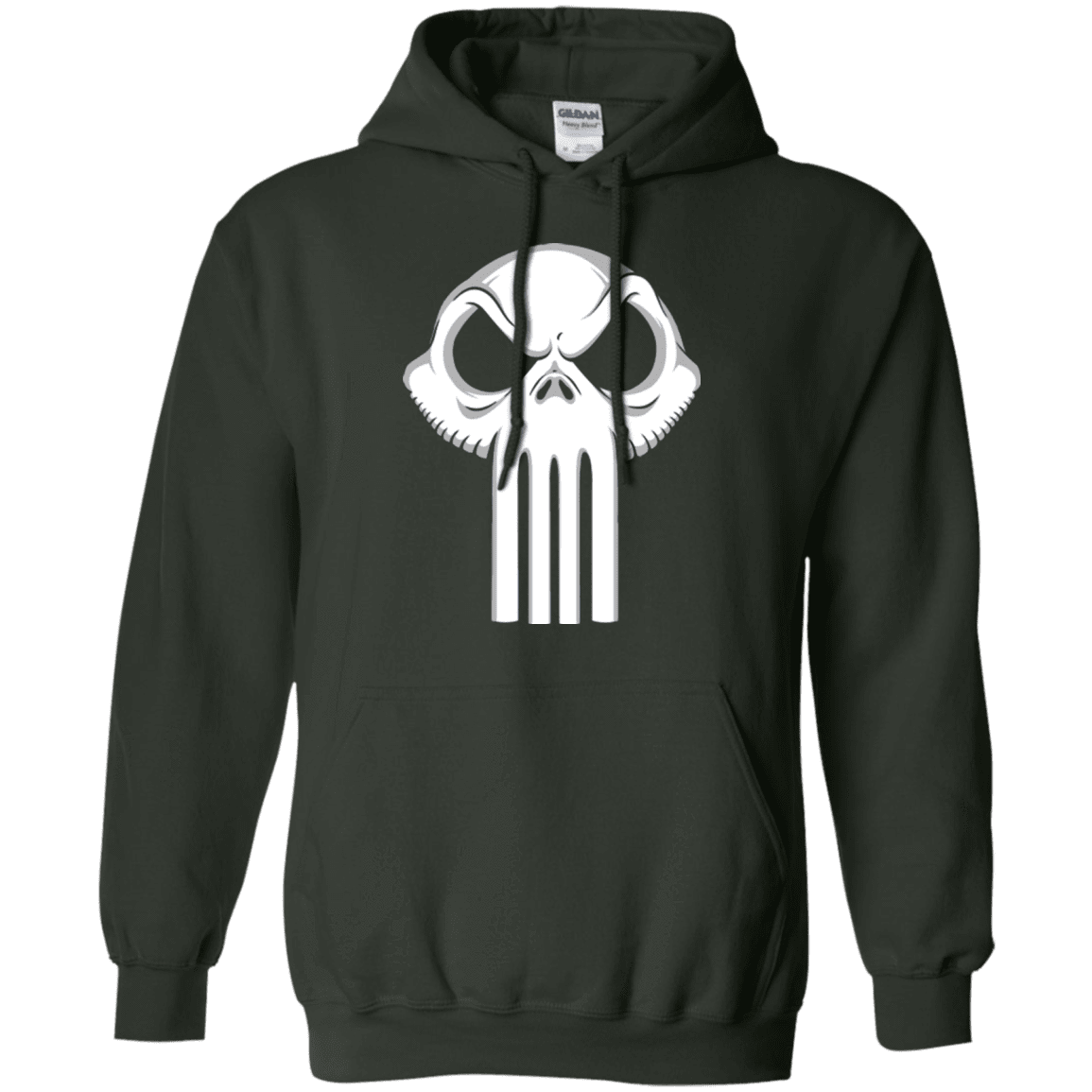 Sweatshirts Forest Green / Small Punisher King Pullover Hoodie