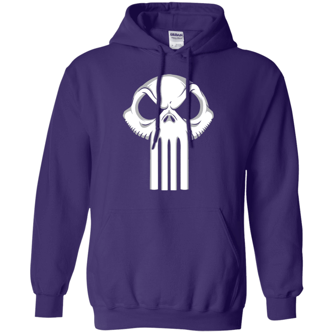 Sweatshirts Purple / Small Punisher King Pullover Hoodie