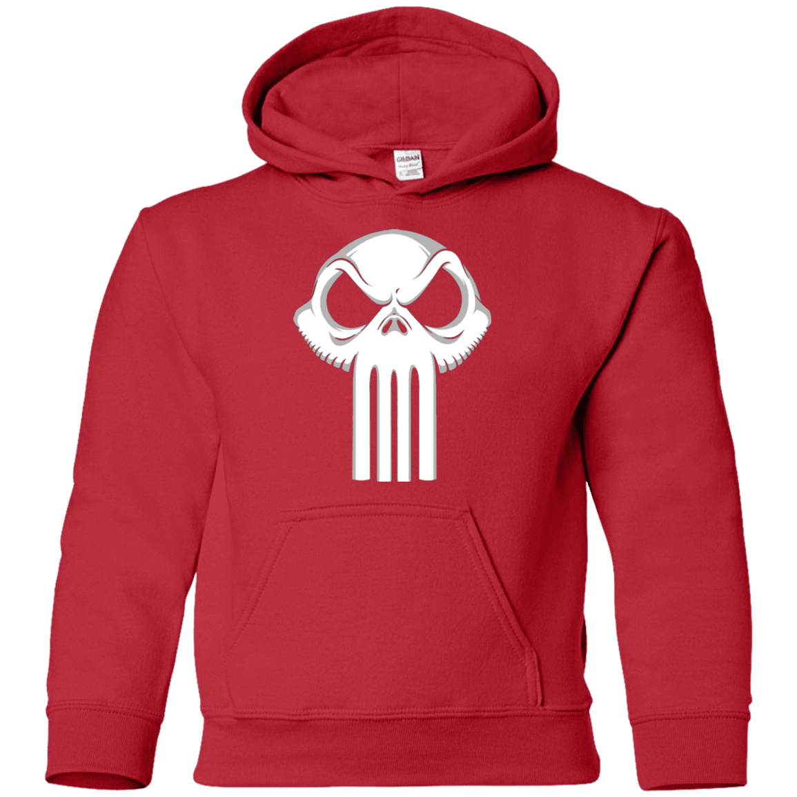 Sweatshirts Red / YS Punisher King Youth Hoodie