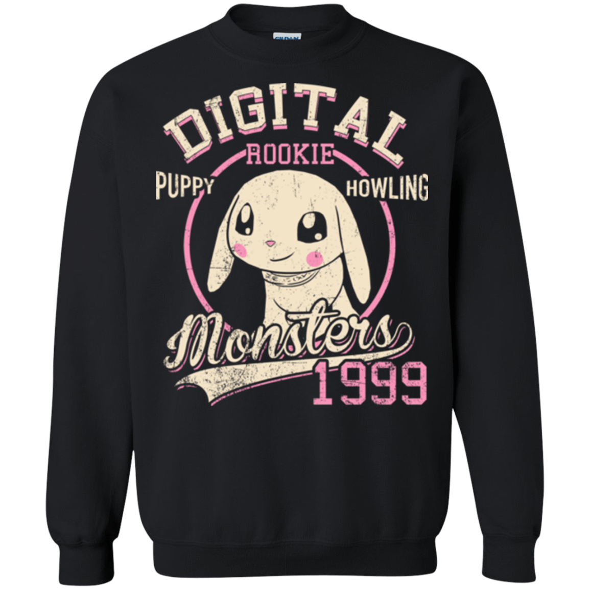 Sweatshirts Black / Small Puppy Howling Crewneck Sweatshirt