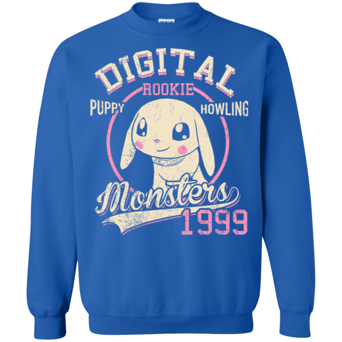Sweatshirts Royal / Small Puppy Howling Crewneck Sweatshirt