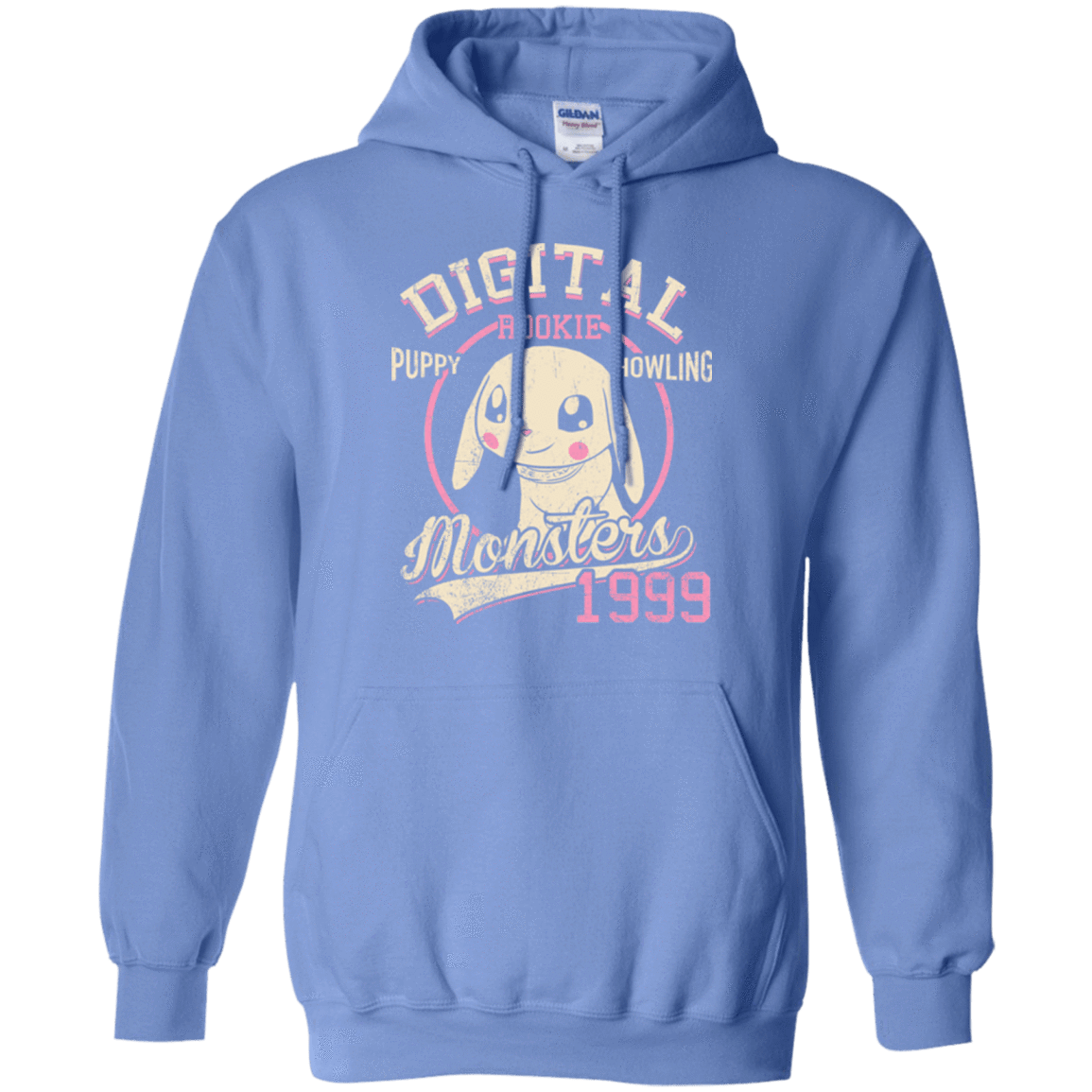 Sweatshirts Carolina Blue / Small Puppy Howling Pullover Hoodie