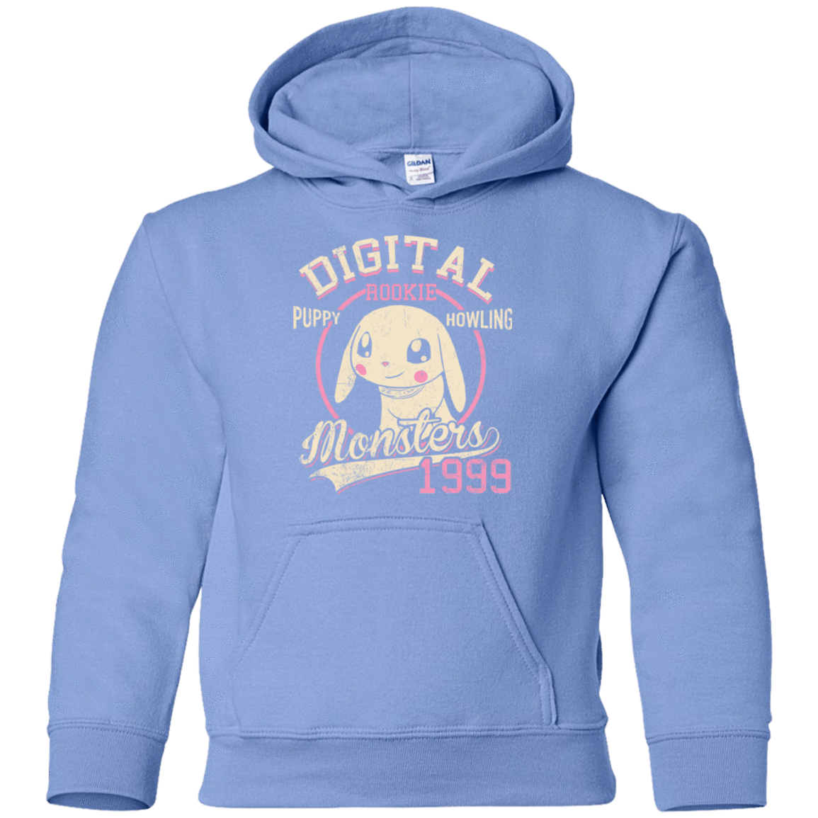 Sweatshirts Carolina Blue / YS Puppy Howling Youth Hoodie