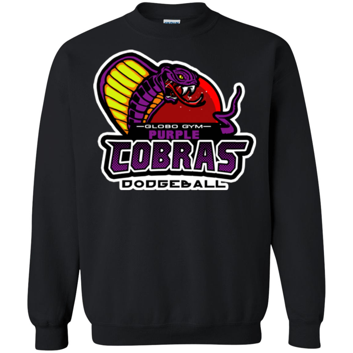 Sweatshirts Black / Small Purple Cobras Crewneck Sweatshirt