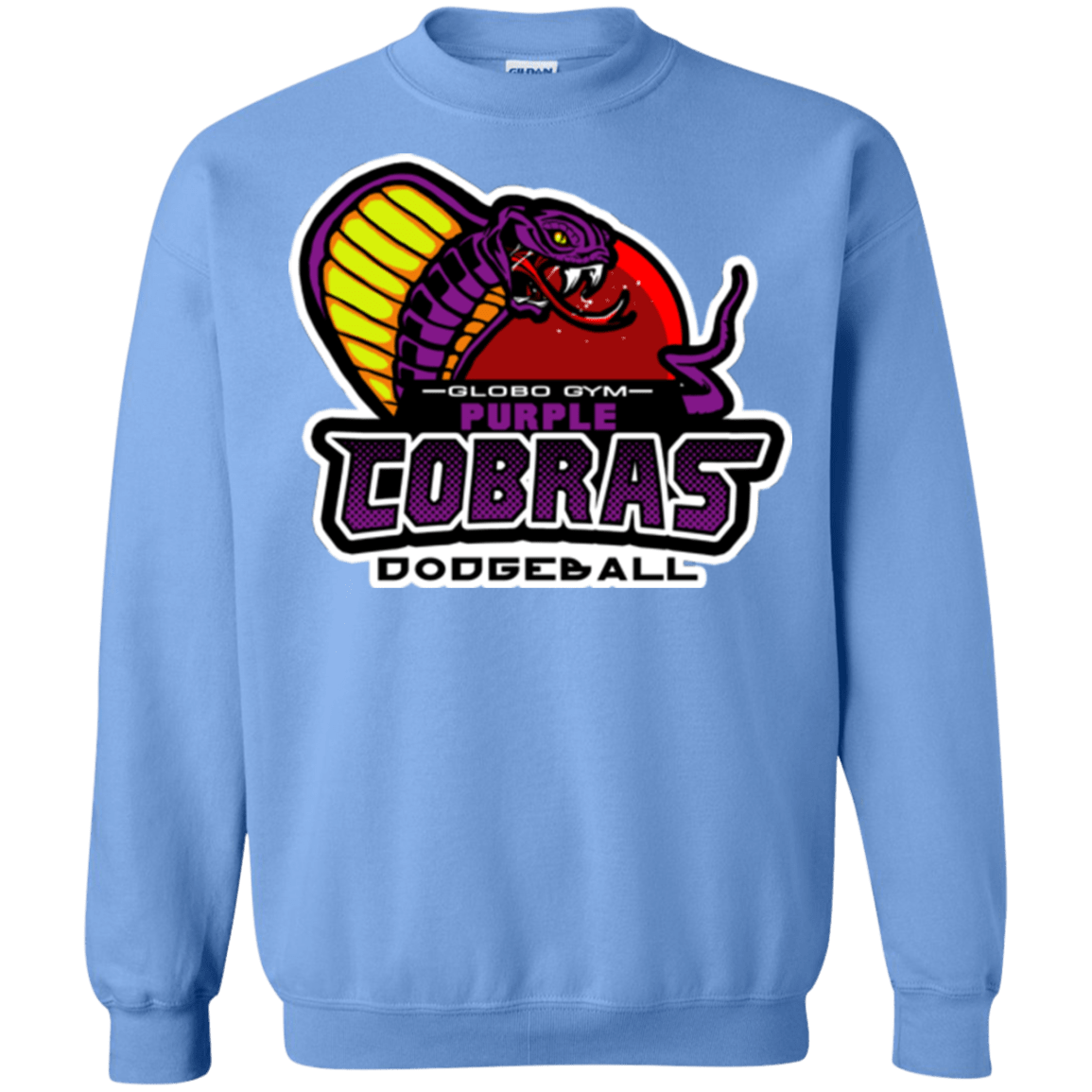 Sweatshirts Carolina Blue / Small Purple Cobras Crewneck Sweatshirt