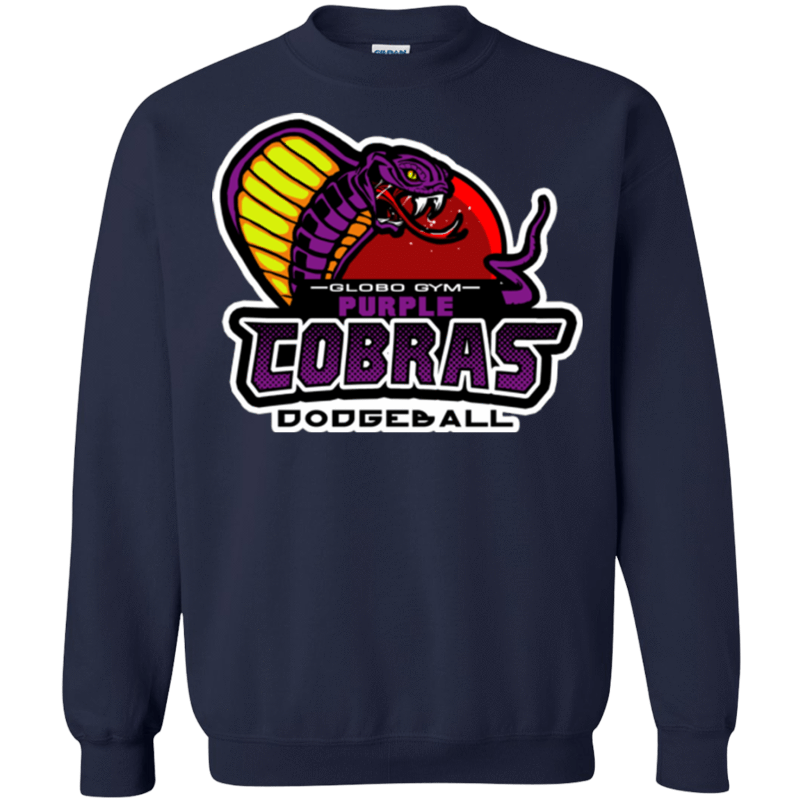 Sweatshirts Navy / Small Purple Cobras Crewneck Sweatshirt