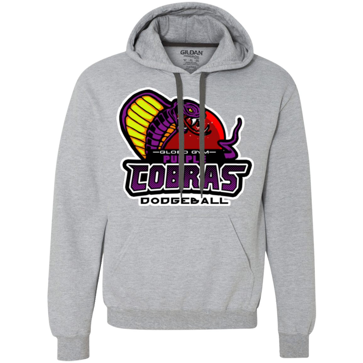 Sweatshirts Sport Grey / Small Purple Cobras Premium Fleece Hoodie