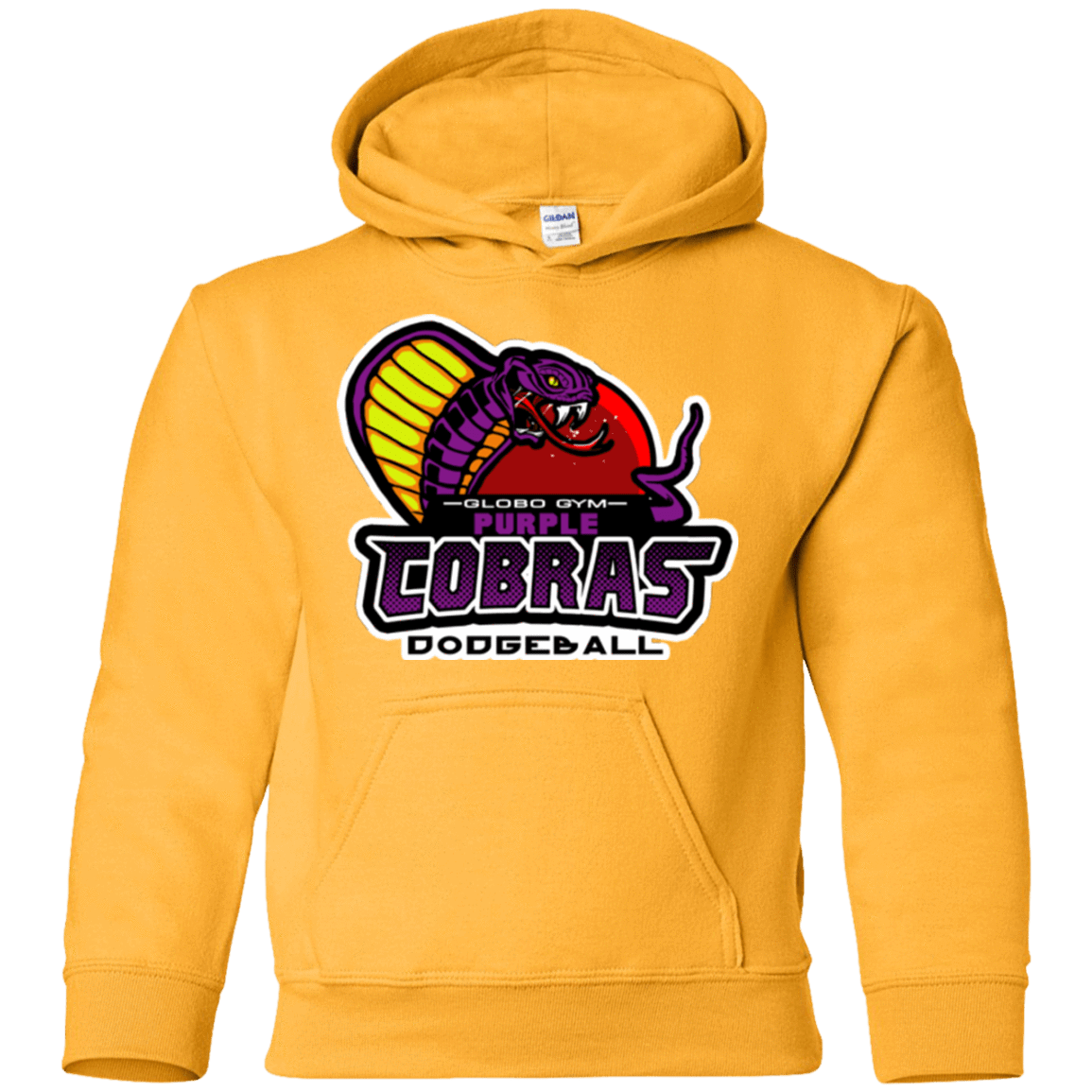 Sweatshirts Gold / YS Purple Cobras Youth Hoodie