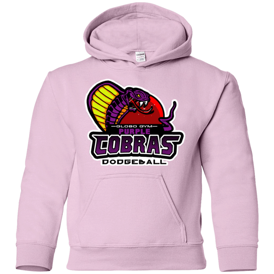 Sweatshirts Light Pink / YS Purple Cobras Youth Hoodie
