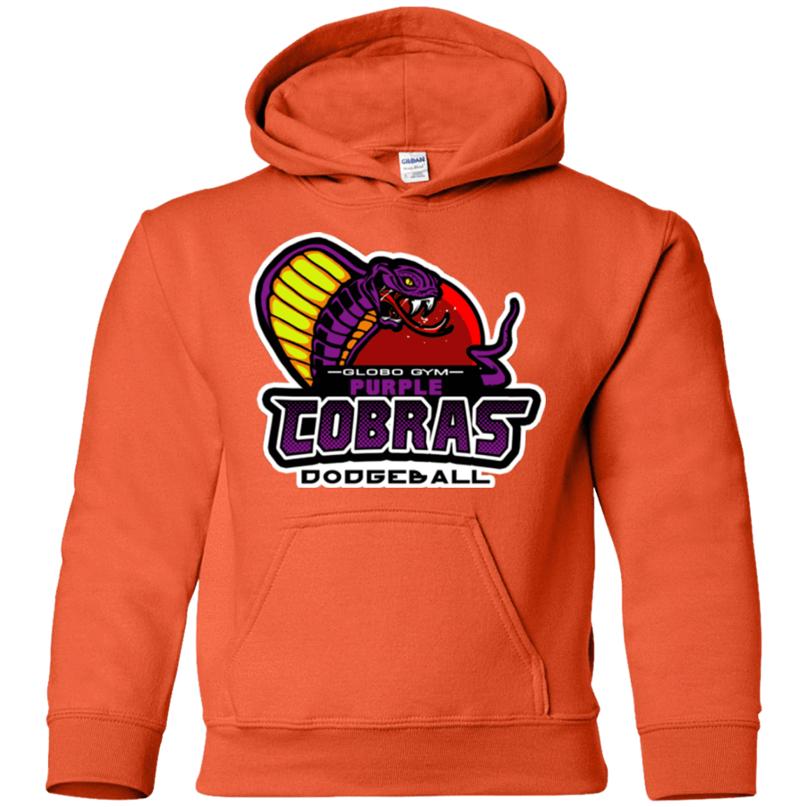 Sweatshirts Orange / YS Purple Cobras Youth Hoodie