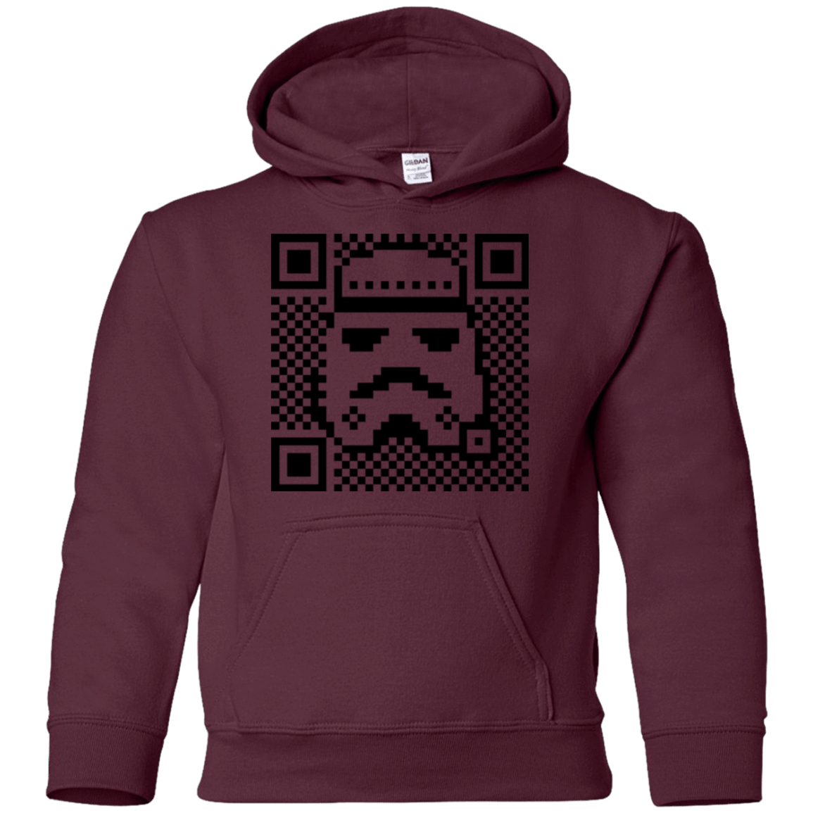 Sweatshirts Maroon / YS QR trooper Youth Hoodie