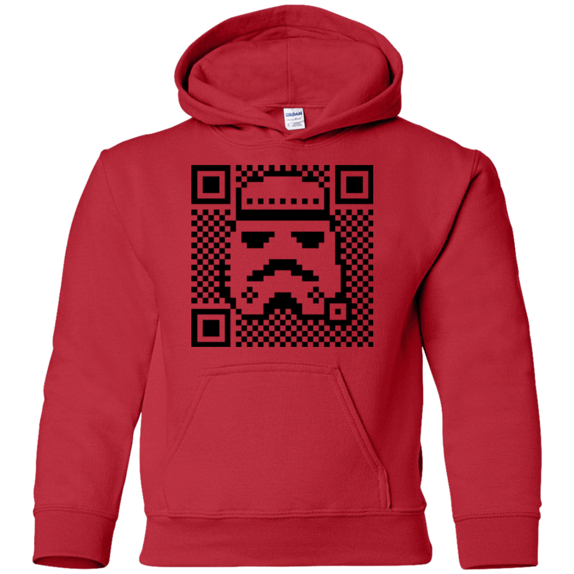 Sweatshirts Red / YS QR trooper Youth Hoodie