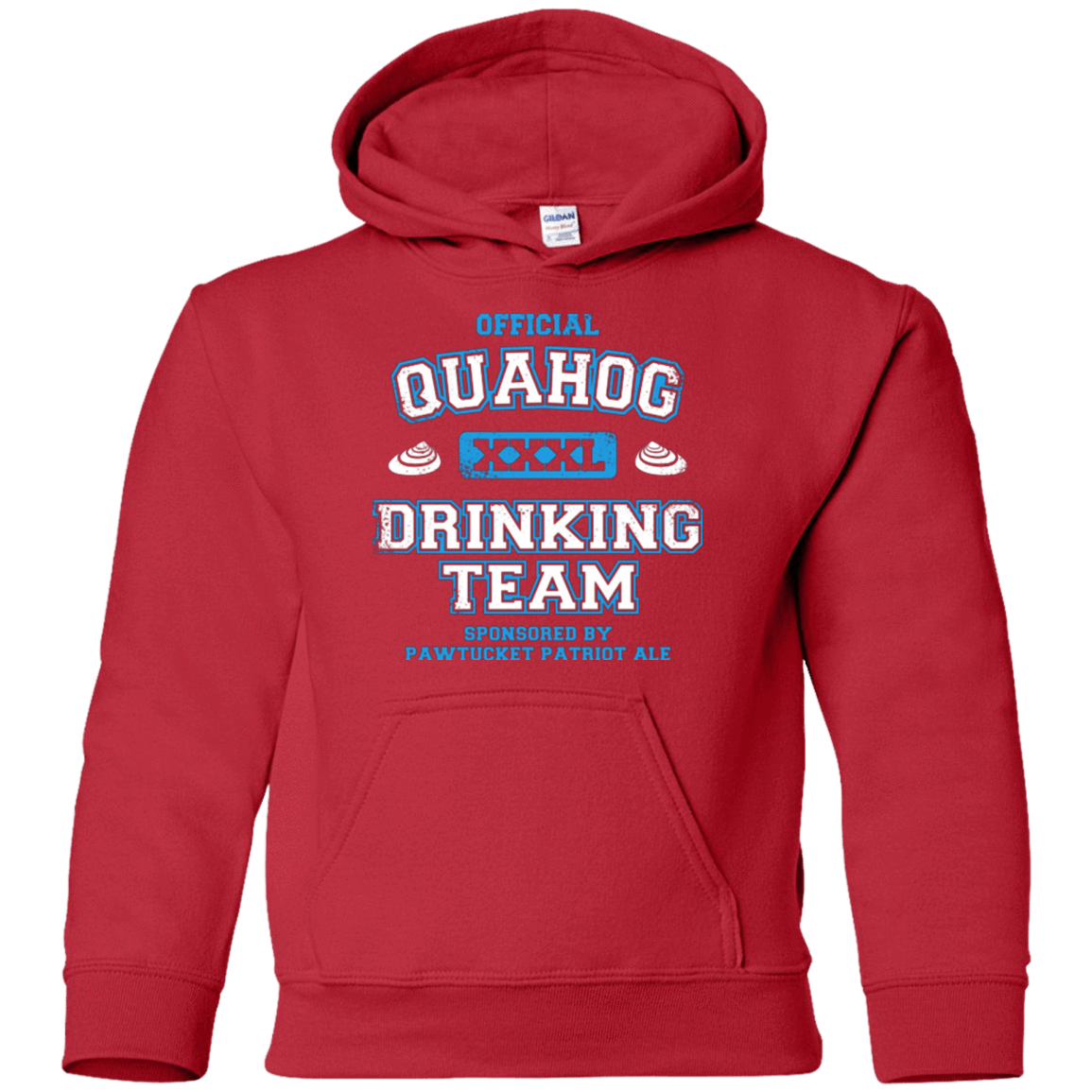 Sweatshirts Red / YS Quahog Drinking Team Youth Hoodie