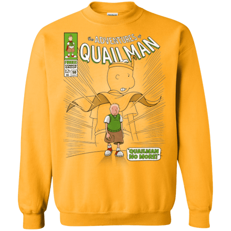Sweatshirts Gold / Small Quailman No More Crewneck Sweatshirt