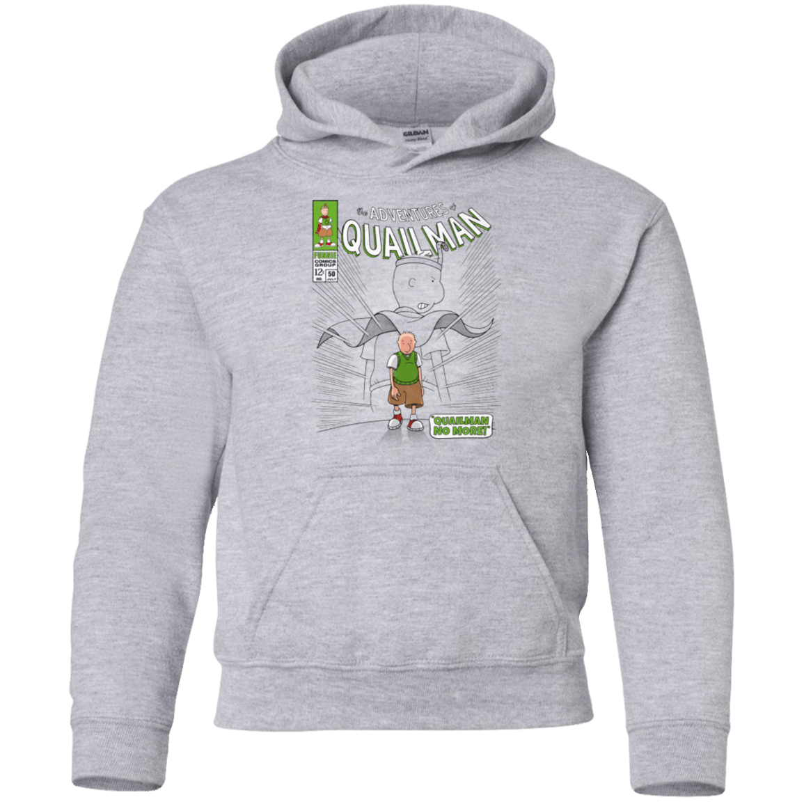 Sweatshirts Sport Grey / YS Quailman No More Youth Hoodie