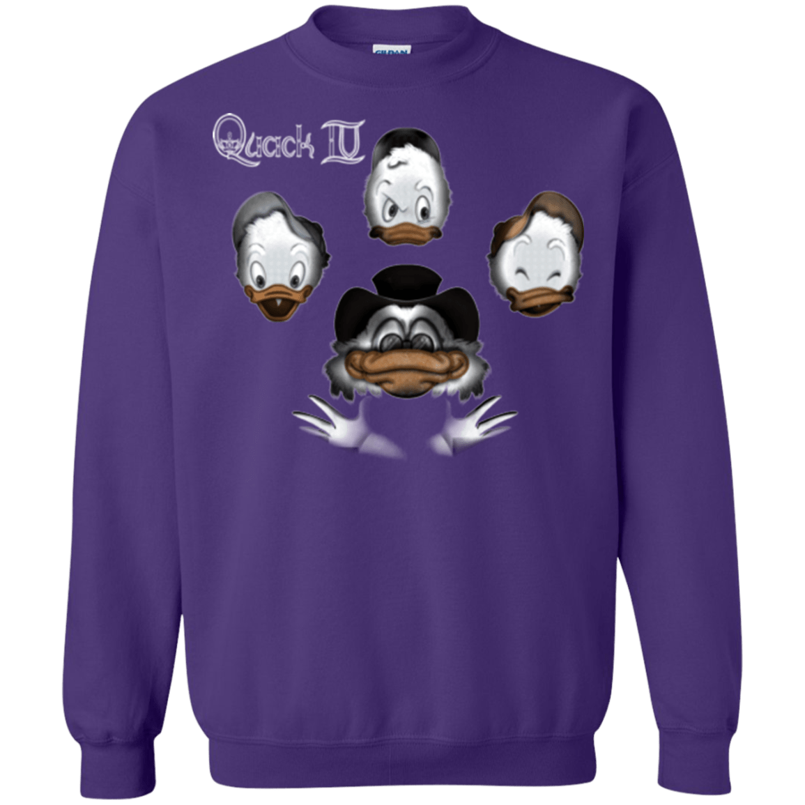 Sweatshirts Purple / Small Quaxk IV Crewneck Sweatshirt