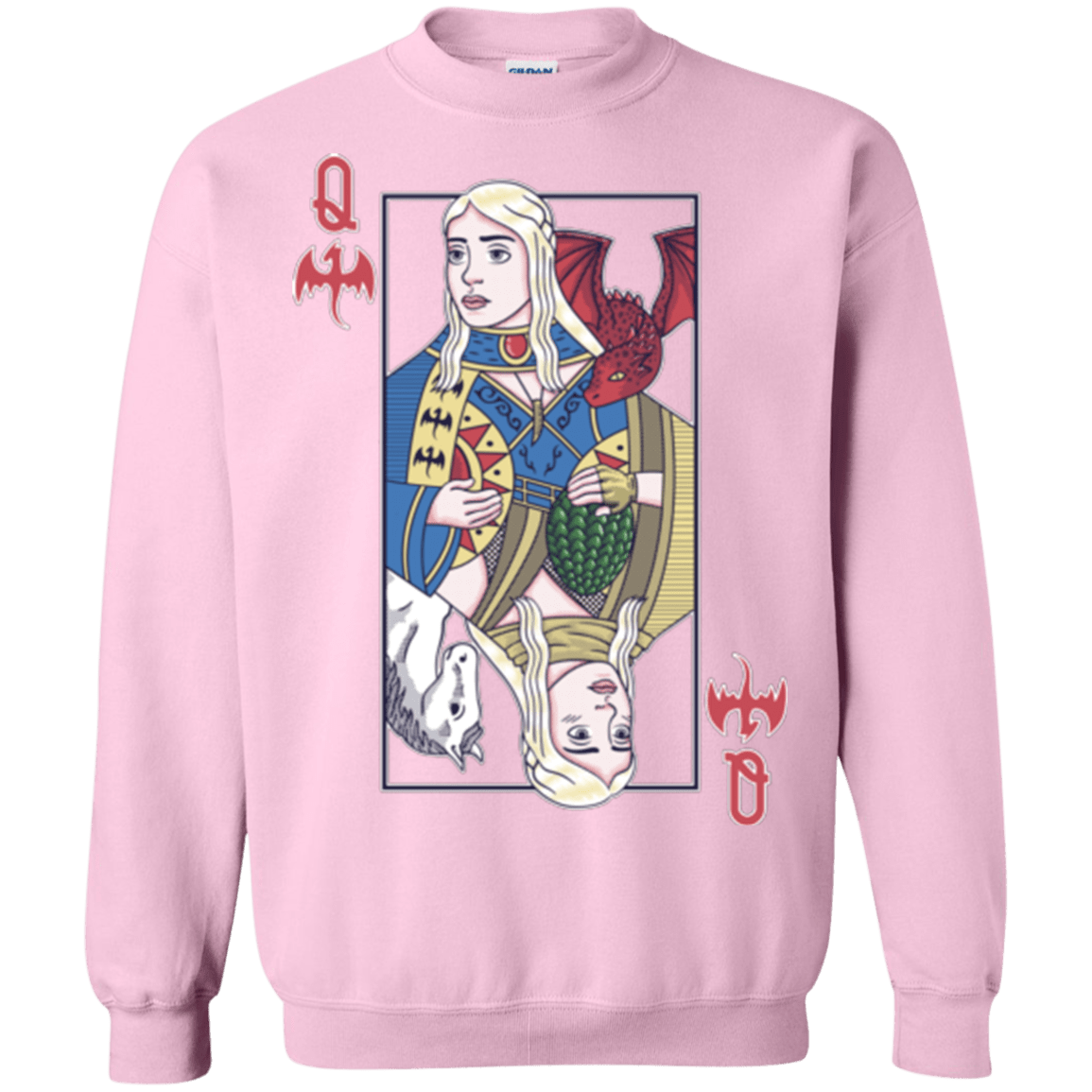 Sweatshirts Light Pink / Small Queen of Dragons Crewneck Sweatshirt