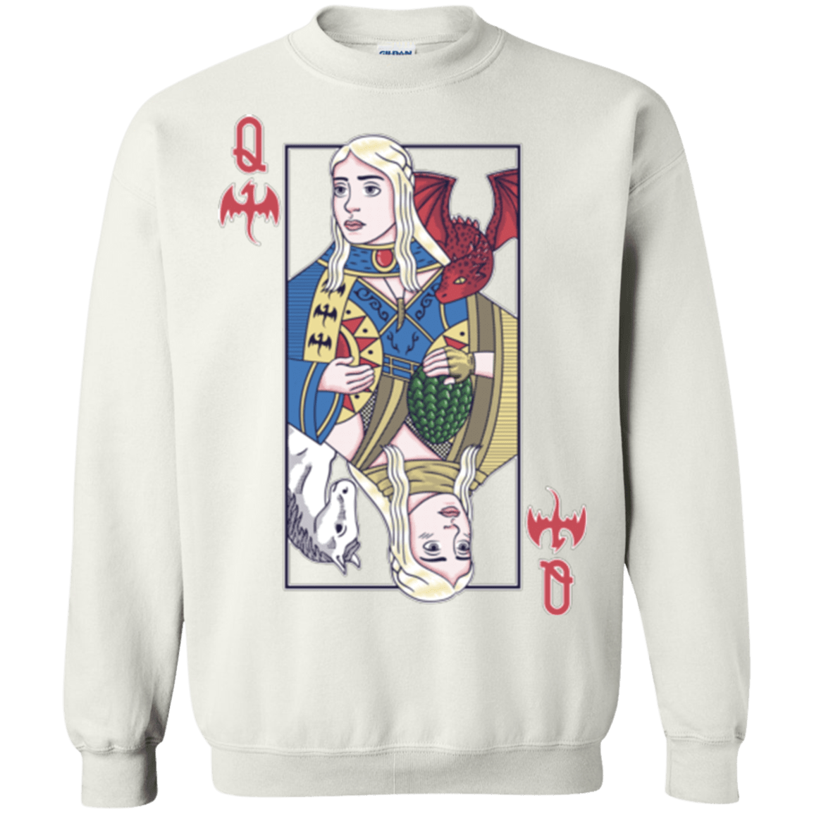 Sweatshirts White / Small Queen of Dragons Crewneck Sweatshirt