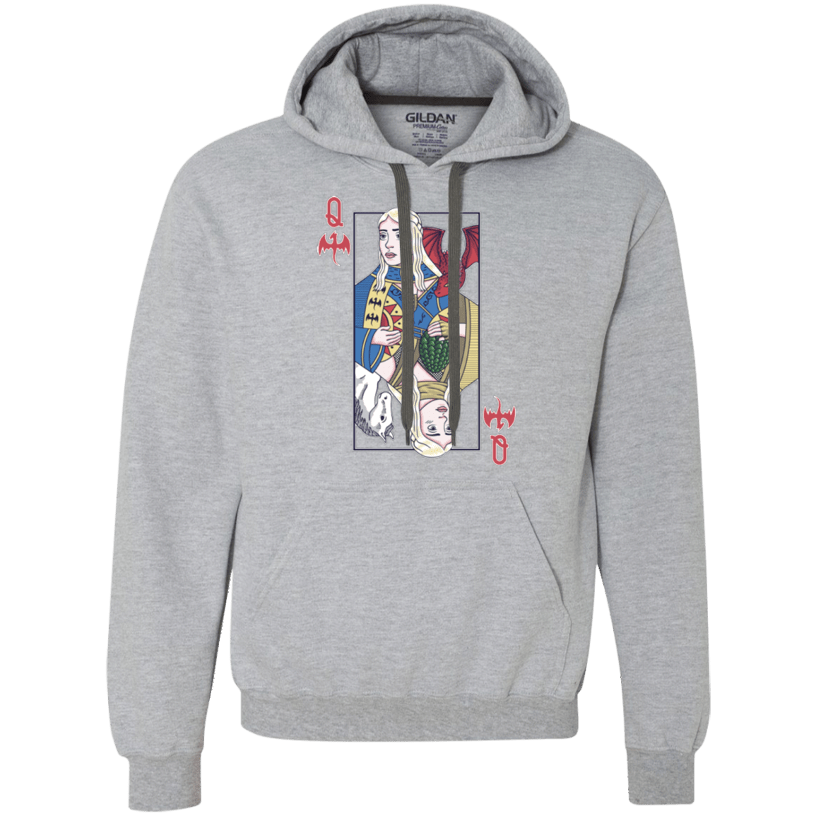 Sweatshirts Sport Grey / Small Queen of Dragons Premium Fleece Hoodie