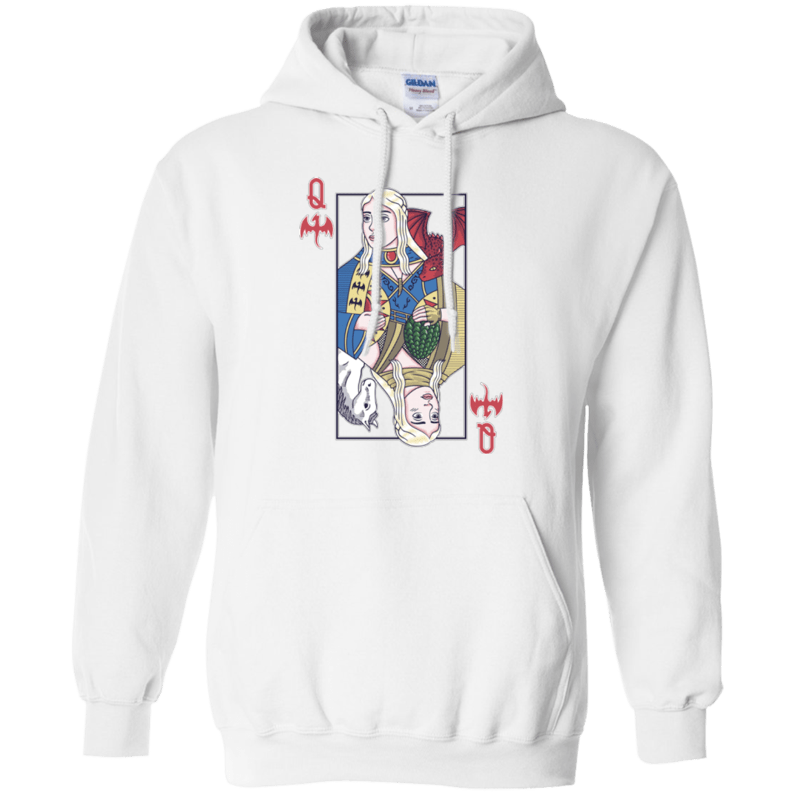 Sweatshirts White / Small Queen of Dragons Pullover Hoodie