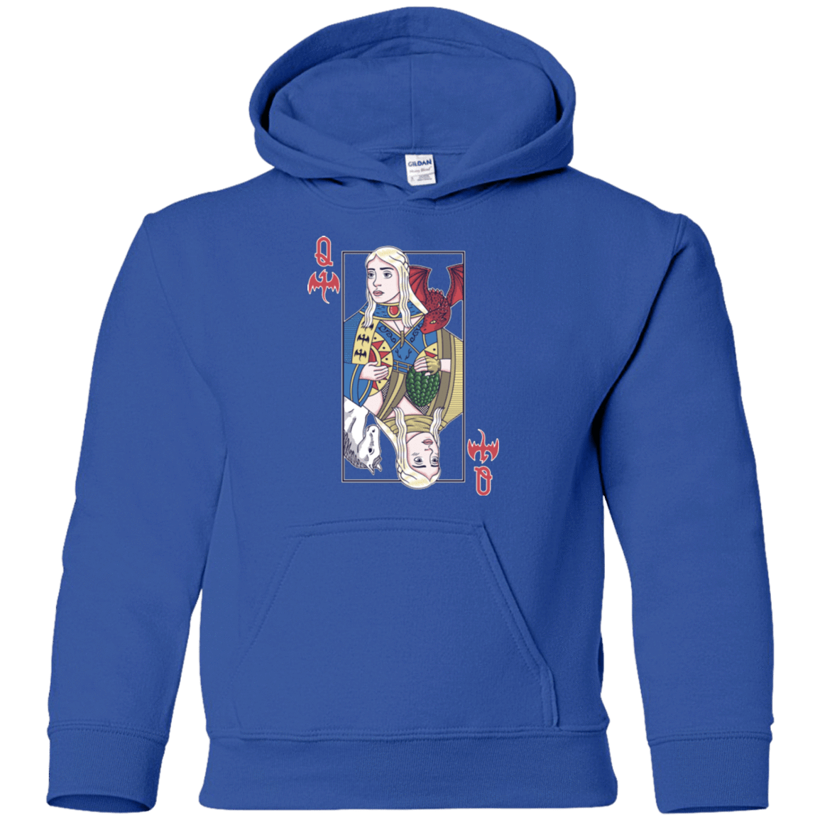 Sweatshirts Royal / YS Queen of Dragons Youth Hoodie