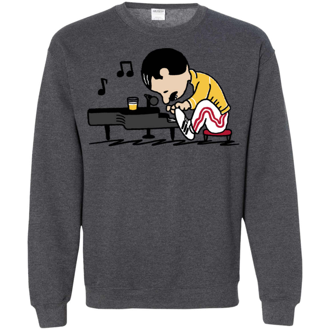 Sweatshirts Dark Heather / S Queenuts Crewneck Sweatshirt