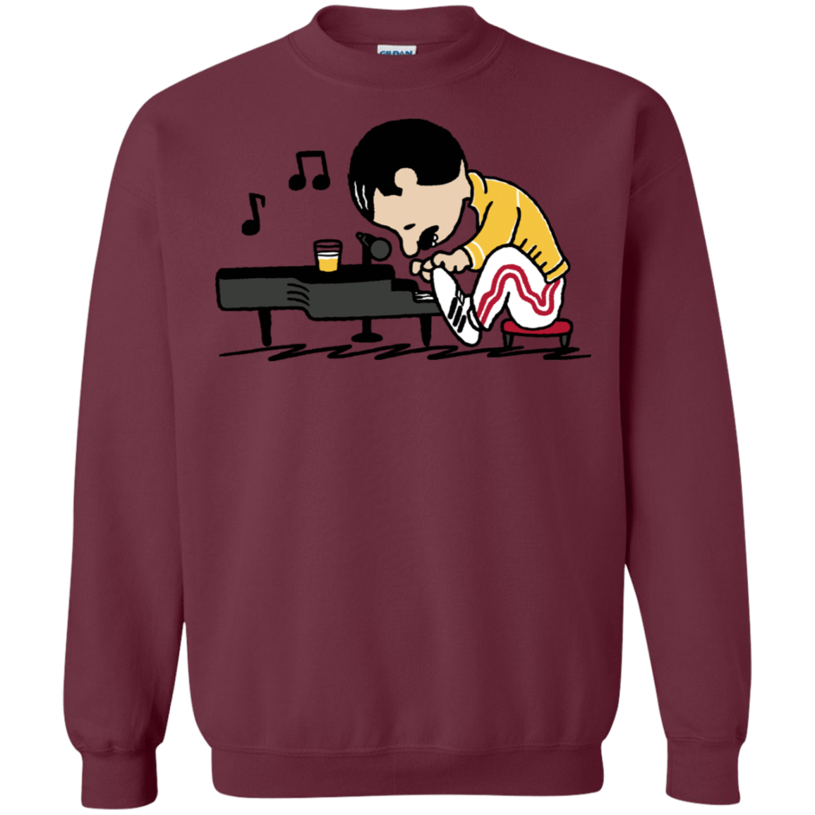 Sweatshirts Maroon / S Queenuts Crewneck Sweatshirt