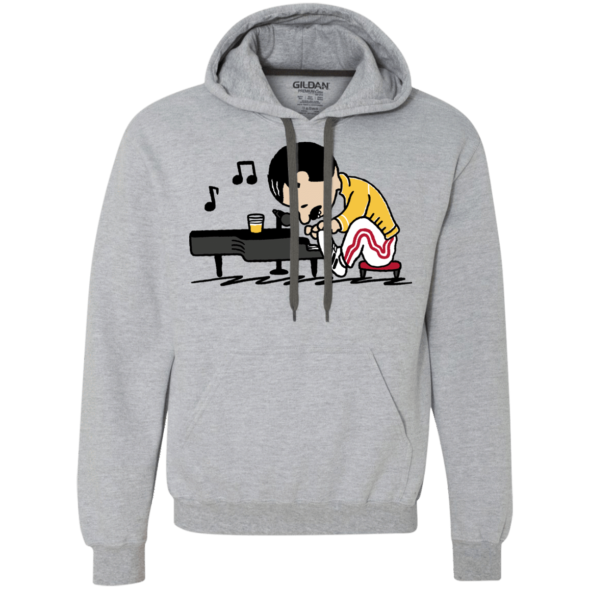 Sweatshirts Sport Grey / 2XL Queenuts Premium Fleece Hoodie