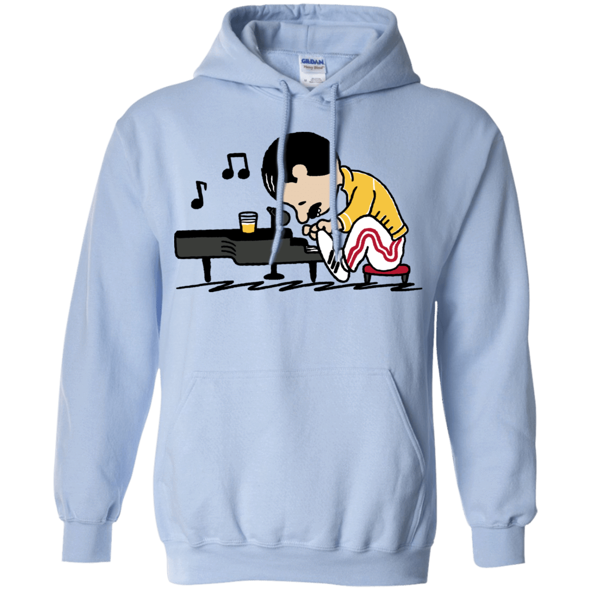 Sweatshirts Light Blue / S Queenuts Pullover Hoodie