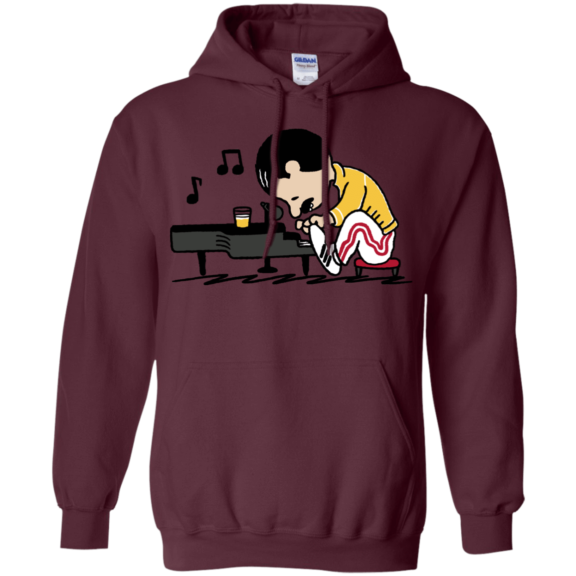 Sweatshirts Maroon / S Queenuts Pullover Hoodie