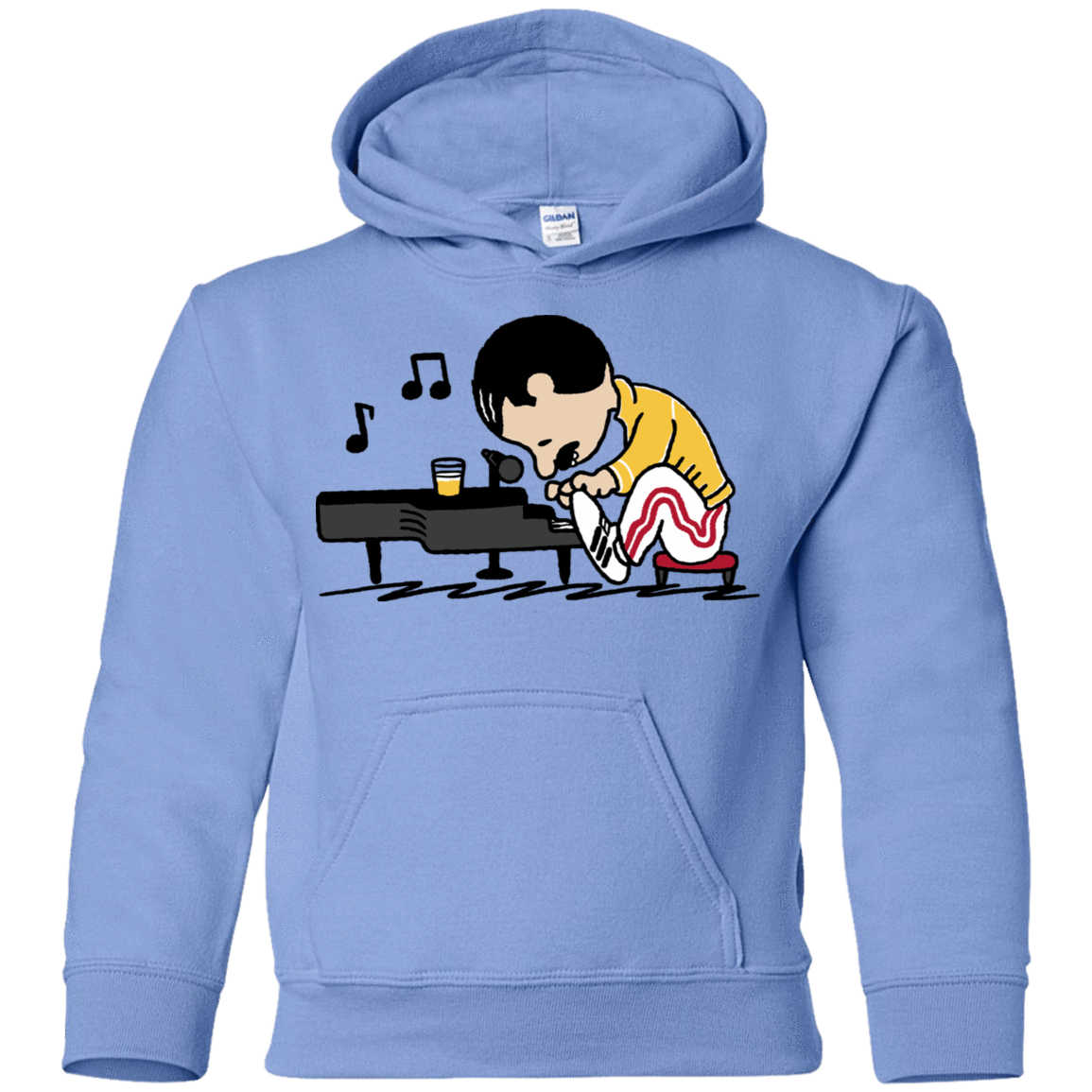 Sweatshirts Carolina Blue / YS Queenuts Youth Hoodie