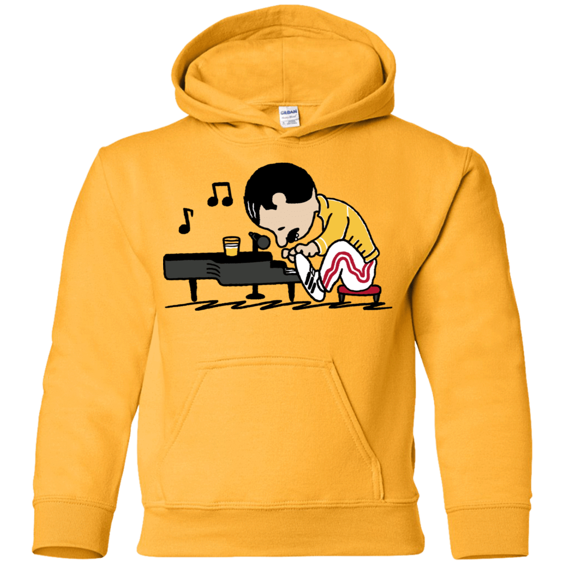 Sweatshirts Gold / YS Queenuts Youth Hoodie